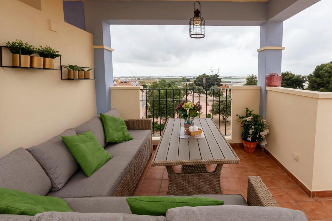 Apartament Atico Con Terraza-Solarium Y Piscina 4-6 Personas Wifi A/C Roda Zewnętrze zdjęcie